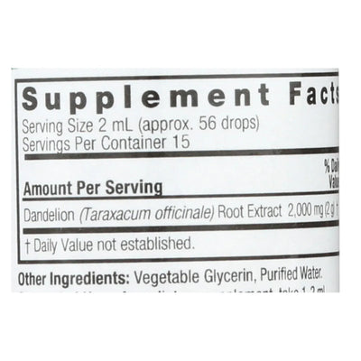 An image displaying Nature's Answer - Af Dandelion Root - 1 Ounce by Nature's Answer