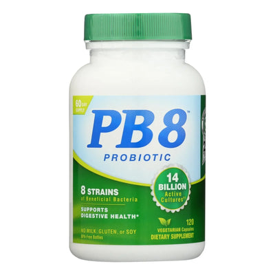 An image displaying Nutrition Now Pb 8 Pro-biotic Acidophilus For Life - 120 Vegetarian Capsules by Nutrition Now
