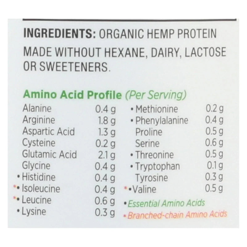 An image displaying Nutiva Organic Hemp Protein Hi-fiber - 16 Ounce by Nutiva