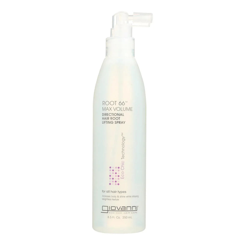 An image displaying Giovanni Root 66 Directional Root Lifting Spray - 8.5 Fl Ounce by Giovanni Hair Care Products