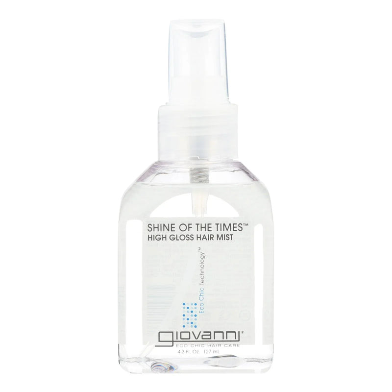 An image displaying Giovanni Shine Of The Times Finishing Mist - 4 Fl Ounce by Giovanni Hair Care Products