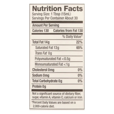 An image displaying Nutiva Virgin Coconut Oil Organic - 15 Ounce by Nutiva