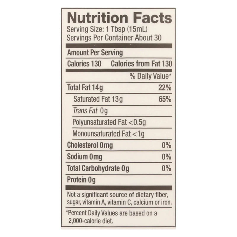 An image displaying Nutiva Virgin Coconut Oil Organic - 15 Ounce by Nutiva