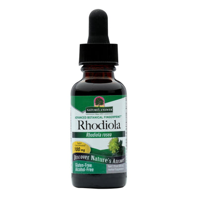 An image displaying Nature's Answer - Rhodiola Root Alcohol Free - 1 Fl Oz by Nature's Answer