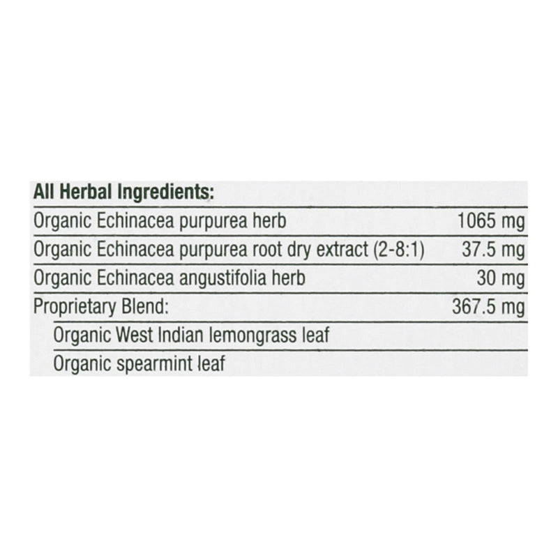 Traditional Medicinals Organic Echinacea Plus Herbal Tea - 16 Tea Bags - Case Of 6 - Orca Market