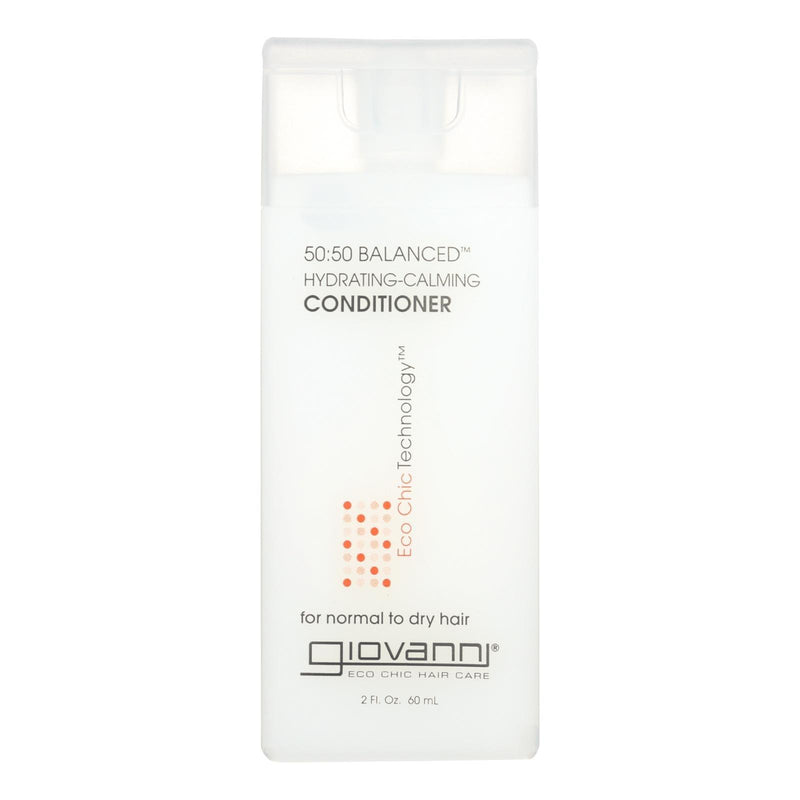 Giovanni 50:50 Balanced Conditioner Hydrating-calming - 2 Fl Ounce - Case Of 12