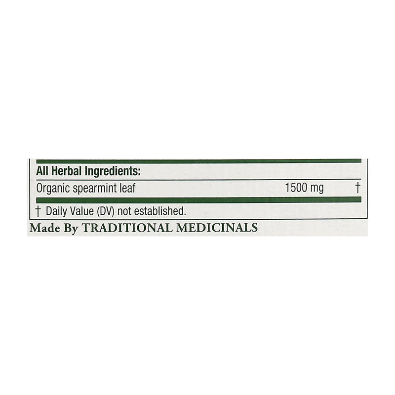 Traditional Medicinals Organic Spearmint Herbal Tea - 16 Tea Bags - Case Of 6 - Orca Market