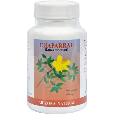 An image displaying Arizona Natural Resource Chaparral - 500 Mg - 90 Capsules by Arizona Natural Resource