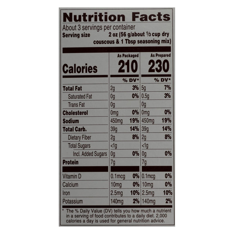 Near East Couscous Mix - Toasted Pine Nut - Case Of 12 - 5.6 Oz. - Orca Market