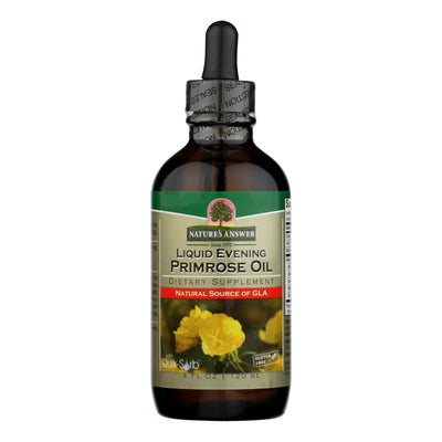 An image displaying Nature's Answer - Liquid Evening Primrose Oil - 4 Fl Ounce by Nature's Answer