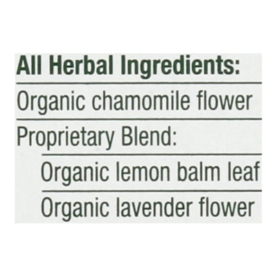 Traditional Medicinals Organic Chamomile With Lavender Herbal Tea - Caffeine Free - Case Of 6 - 16 Bags - Orca Market