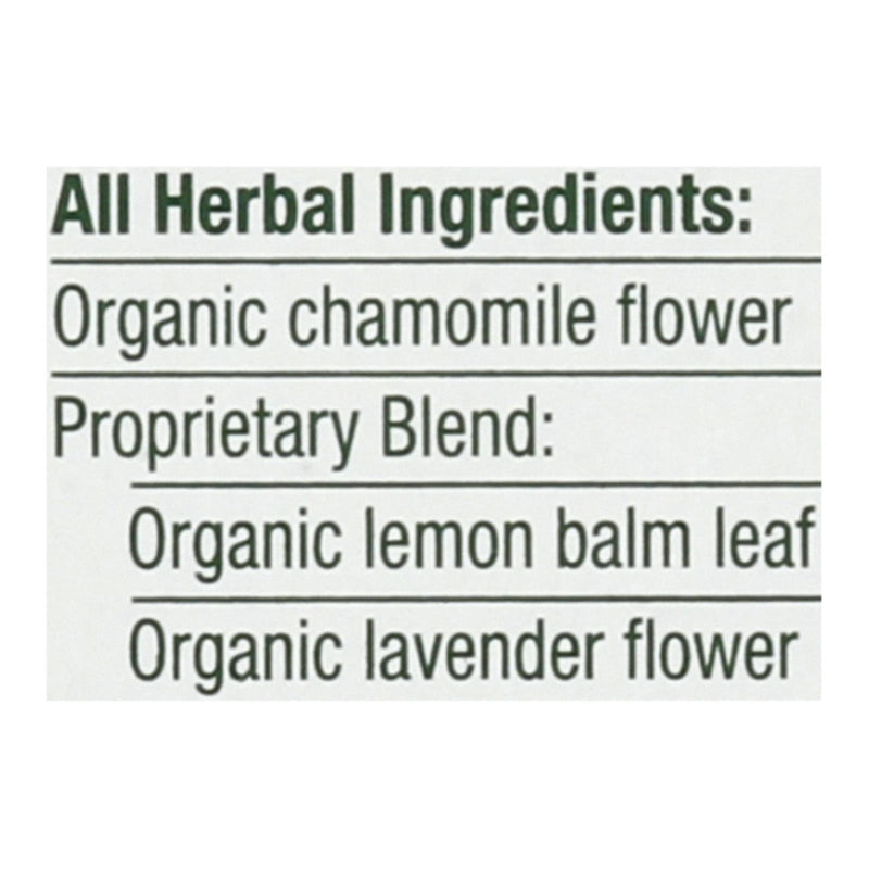 Traditional Medicinals Organic Chamomile With Lavender Herbal Tea - Caffeine Free - Case Of 6 - 16 Bags - Orca Market
