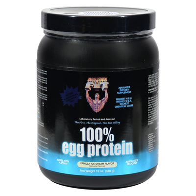 Healthy 'n Fit Nutritionals 100% Egg Protein Vanilla Ice Cream - 12 Oz - Orca Market