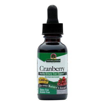 An image displaying Nature's Answer - Cranberry Alcohol Free - 1 Fl Oz by Nature's Answer