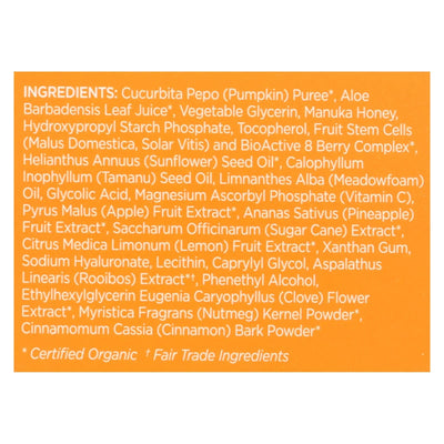 Andalou Naturals Glycolic Brightening Mask Pumpkin Honey - 1.7 Ounce