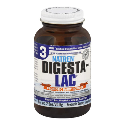 An image displaying Natren Digesta-lac - 2.5 Ounce by Natren