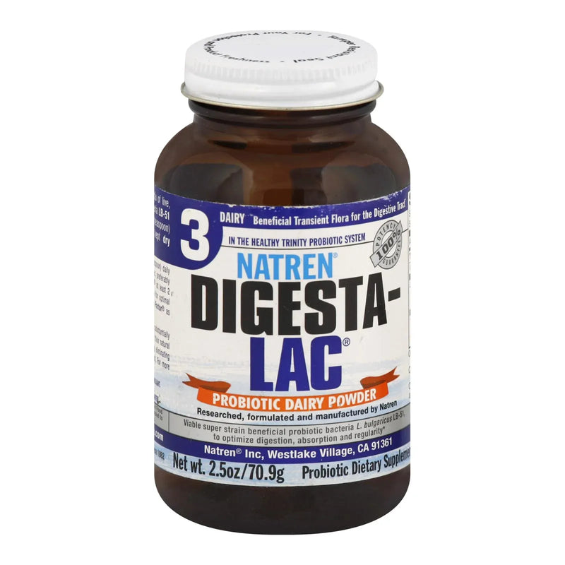 An image displaying Natren Digesta-lac - 2.5 Ounce by Natren