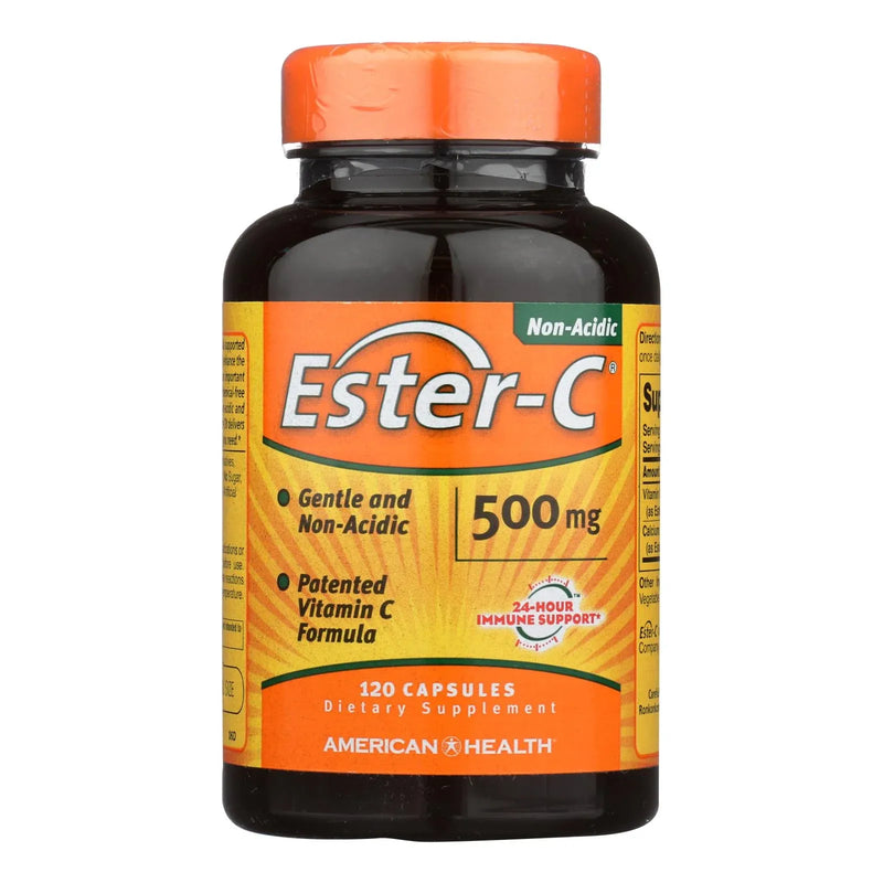 An image displaying American Health - Ester-c - 500 Mg - 120 Capsules by American Health