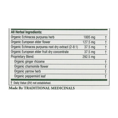 Traditional Medicinals Organic Echinacea Elder Tea -caffeine Free - Case Of 6 - 16 Bags - Orca Market