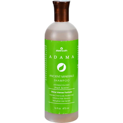 An image displaying Zion Health Adama Clay Minerals Shampoo Peach Jasmine - 16 Fl Ounce by Zion Health