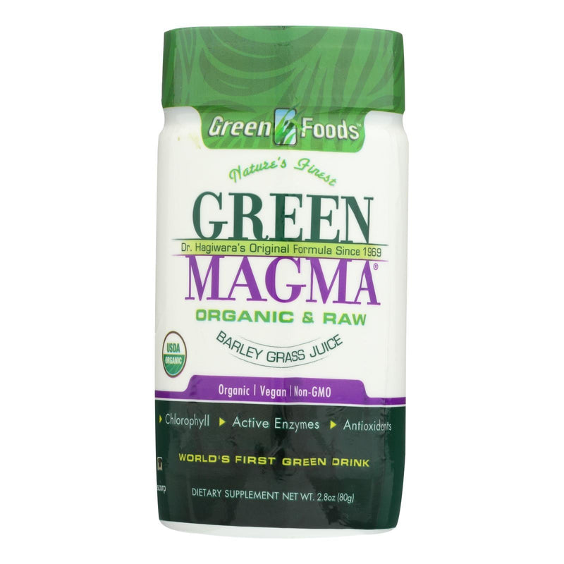 Green Foods Dr Hagiwara Green Magma Barley Grass Juice Powder - 2.8 Ounce
