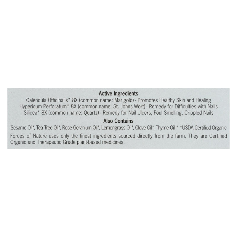 Forces Of Nature - Organic Nail Fungus Control - Extra Strength - 11 Ml - Orca Market