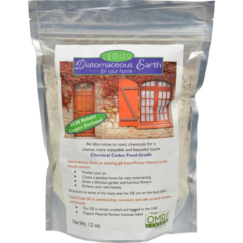 An image displaying Lumino Diatomaceous Earth For Your Home - 12 Ounce by Lumino Home