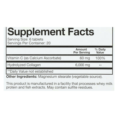 Youtheory Collagen - Type 1 And 3 - 120 Tablets - Orca Market