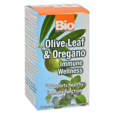 An image displaying Bio Nutrition - Immune Wellness - Olive Leaf And Oregano - 60 Vcaps by Bio Nutrition