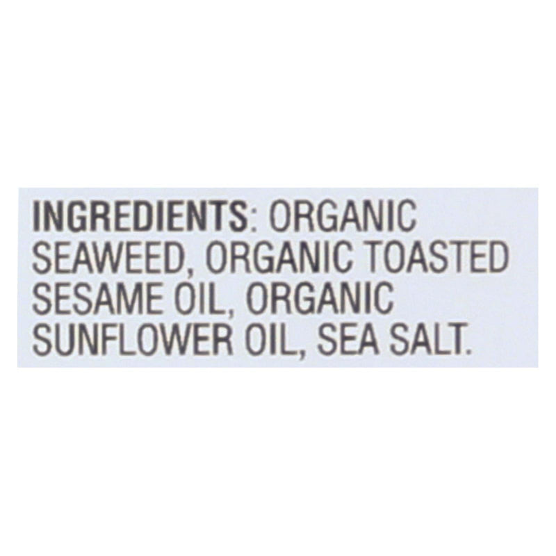 Gimme Organic Roasted - Sesame - Case Of 12 - 0.35 Oz. - Orca Market