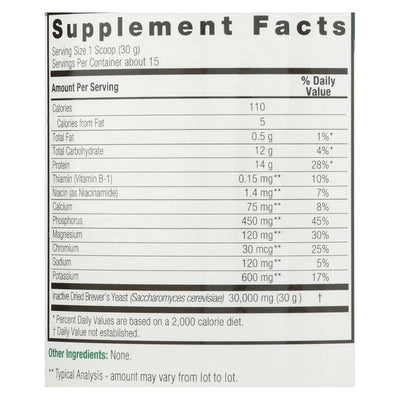 An image displaying Nature's Answer - Brewers Yeast - Gluten Free - 16 Ounce by Nature's Answer