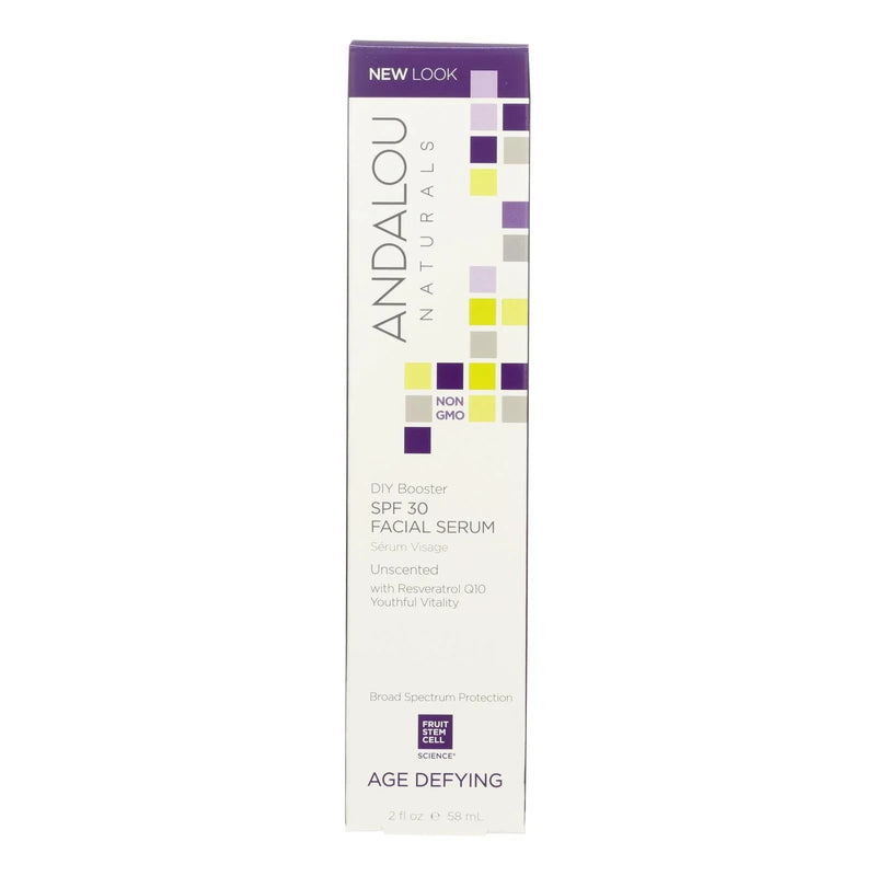 An image displaying Andalou Naturals Facial Serum - Diy Booster Spf 30 - 2 Ounce by Andalou Naturals