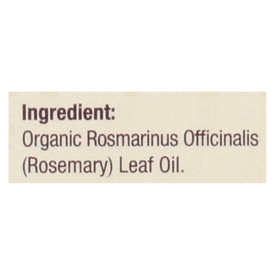 An image displaying Nature's Answer - Organic Essential Oil - Rosemary - 0.5 Ounce. by Nature's Answer