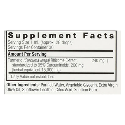 An image displaying Nature's Answer - Turmeric-3 - Liquid - 1 Ounce by Nature's Answer