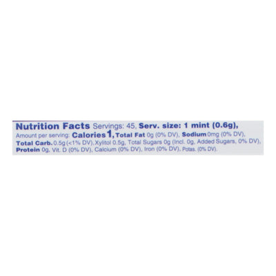 Spry Xylitol Mints - Peppermint - Case Of 6 - 45 Count - Orca Market