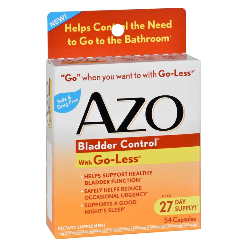An image displaying Azo Bladder Control - 54 Capsules by Azo