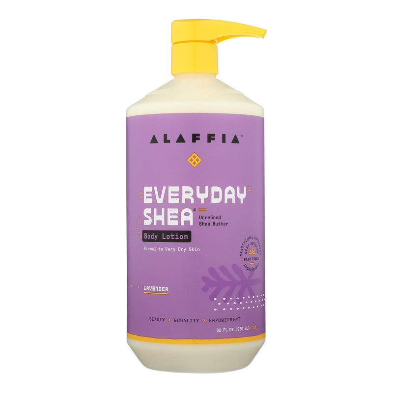 Alaffia - Everyday Lotion - Lavender - 32 Ounce