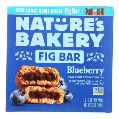 An image displaying Nature's Bakery Stone Ground Whole Wheat Fig Bar - Blueberry - Case Of 6 - 2 Ounce. by Nature's Bakery