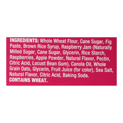 An image displaying Nature's Bakery Stone Ground Whole Wheat Fig Bar - Raspberry - 2 Ounce - Case Of 6 by Nature's Bakery