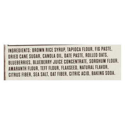 An image displaying Nature's Bakery Gluten Free Fig Bar - Blueberry - Case Of 6 - 2 Oz. by Nature's Bakery