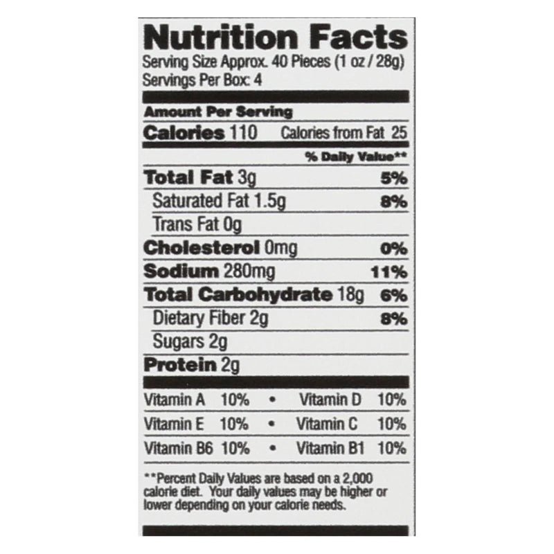 From The Ground Up - Cauliflower Crackers - Cheddar - Case Of 6 - 4 Ounce.