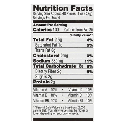 From The Ground Up - Cauliflower Crackers - Original - Case Of 6 - 4 Ounce.