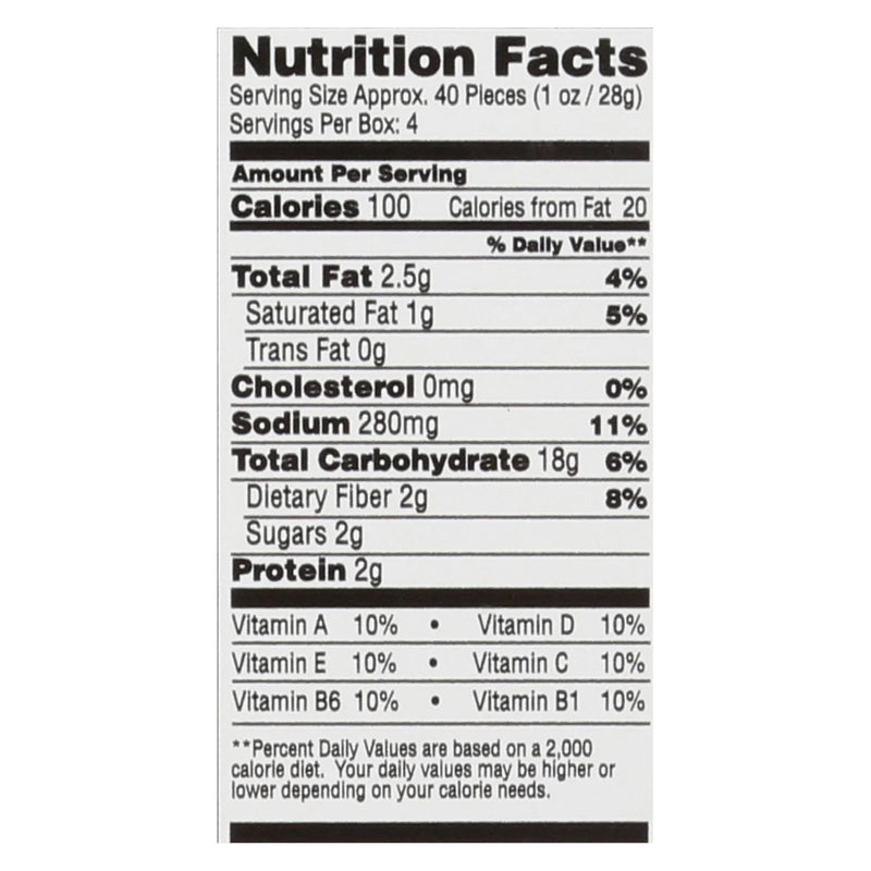 From The Ground Up - Cauliflower Crackers - Original - Case Of 6 - 4 Ounce.