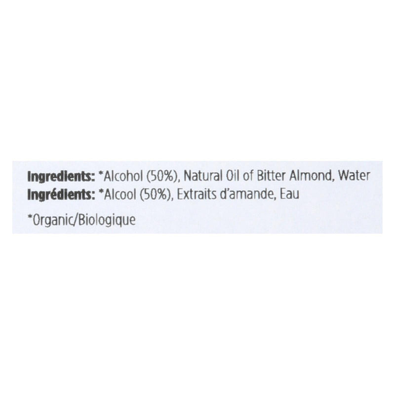 Spicely Organics - Organic Extract - Almond - Case Of 6 - 2 Fl Oz. - Orca Market