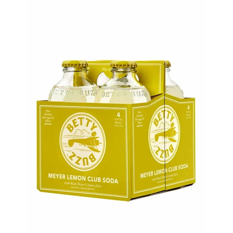 Betty Buzz - Soda Club Meyer Lemon - Case Of 6-4/9 Ounce