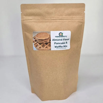 An image displaying Pancake & Waffle Mix by Cassavaberry®