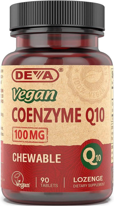 Deva Vegan Vitamins - Coenzyme Q10 100mg Vegan - 90 Tablets - Orca Market