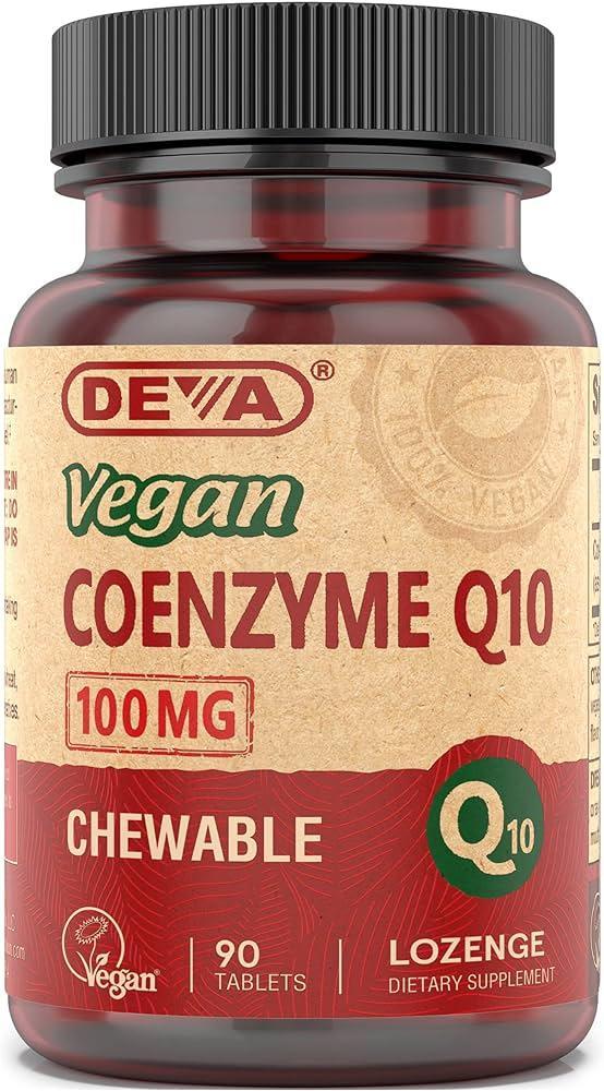 Deva Vegan Vitamins - Coenzyme Q10 100mg Vegan - 90 Tablets - Orca Market