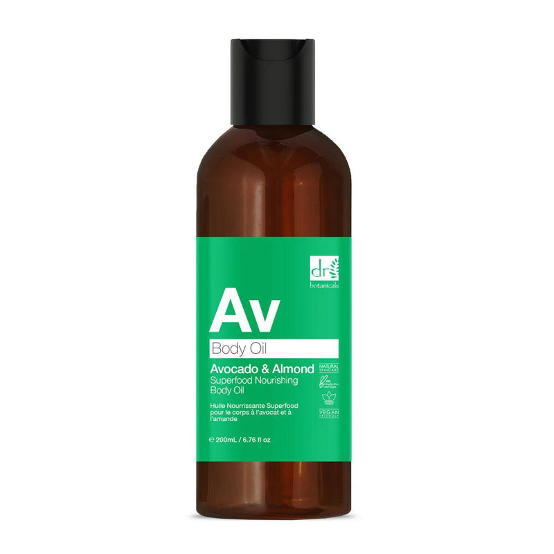 Doctor Botanicals - Abdominal Body Oil Avocado Almond - 1 Each-6.76 Fluid Ounces - Orca Market