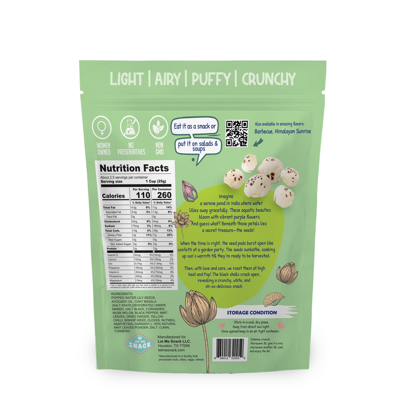 An image displaying Mint Masala by Let me snack LLC